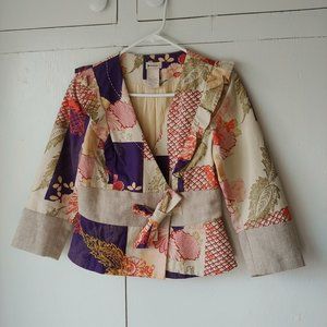 Women's Multicolor Patchwork Jacket